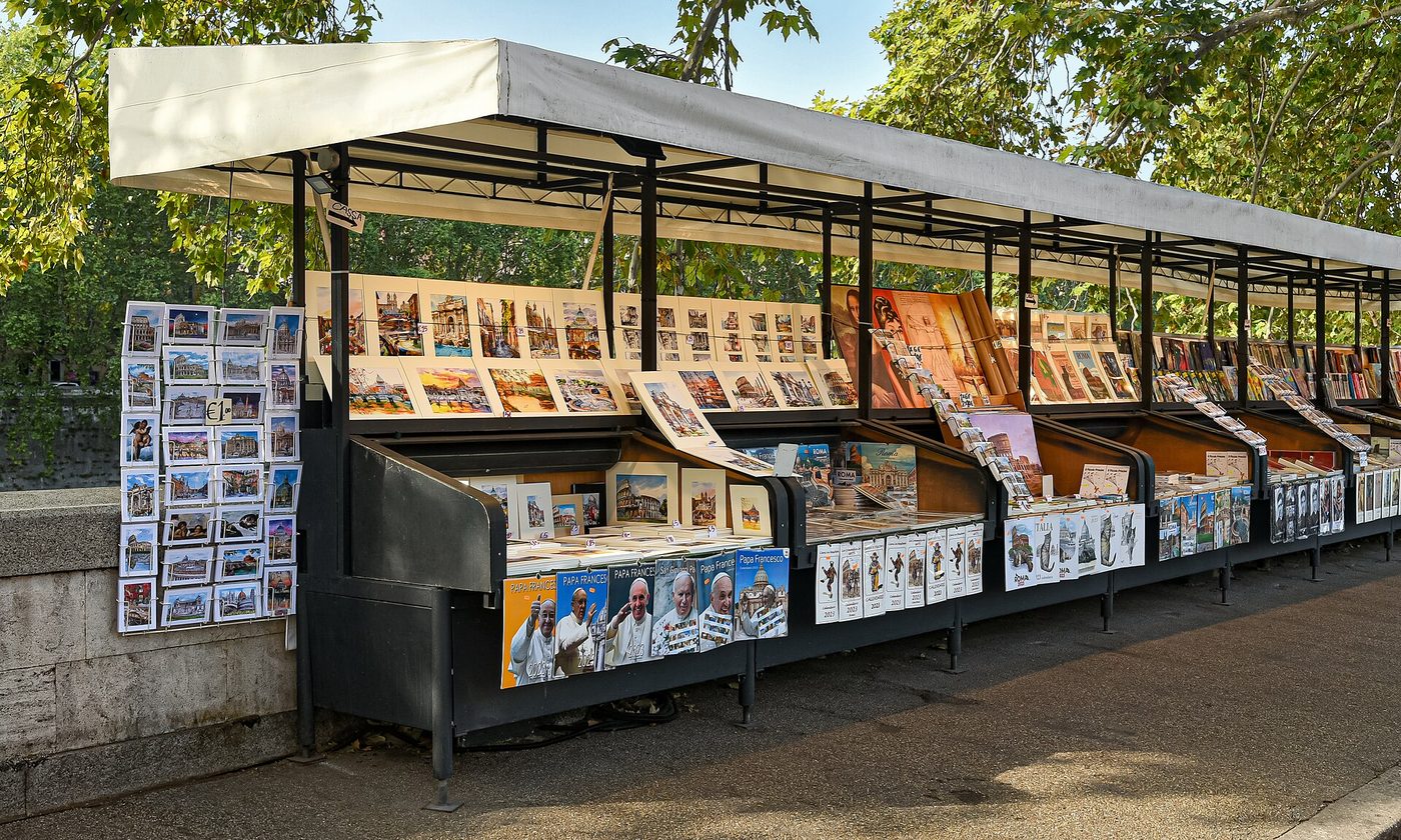 Il Lungotevere presso Castel Sant'Angelo a Roma