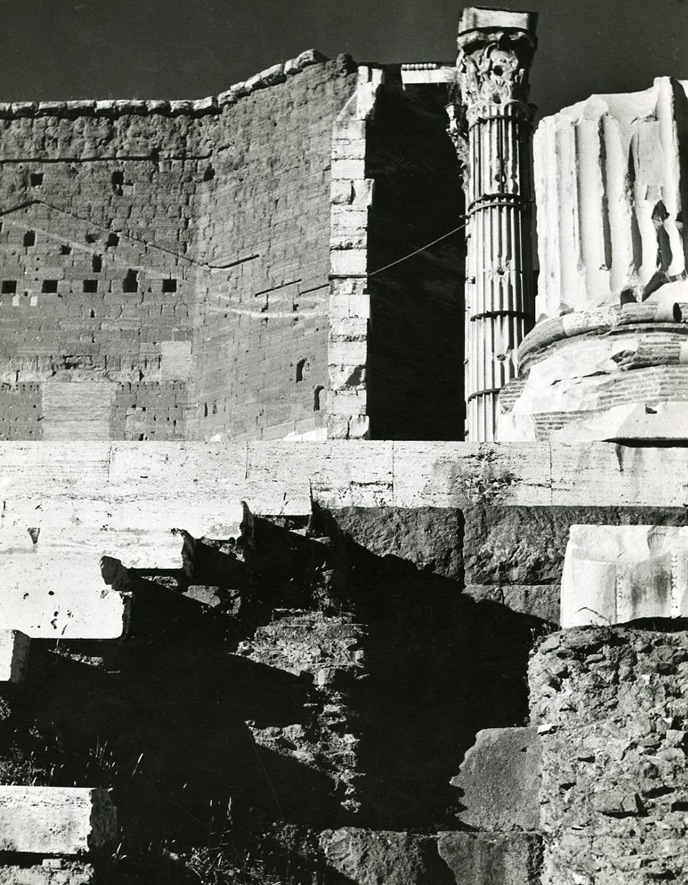 Veduta di Roma nel 1952, fotografia di Paolo Monti