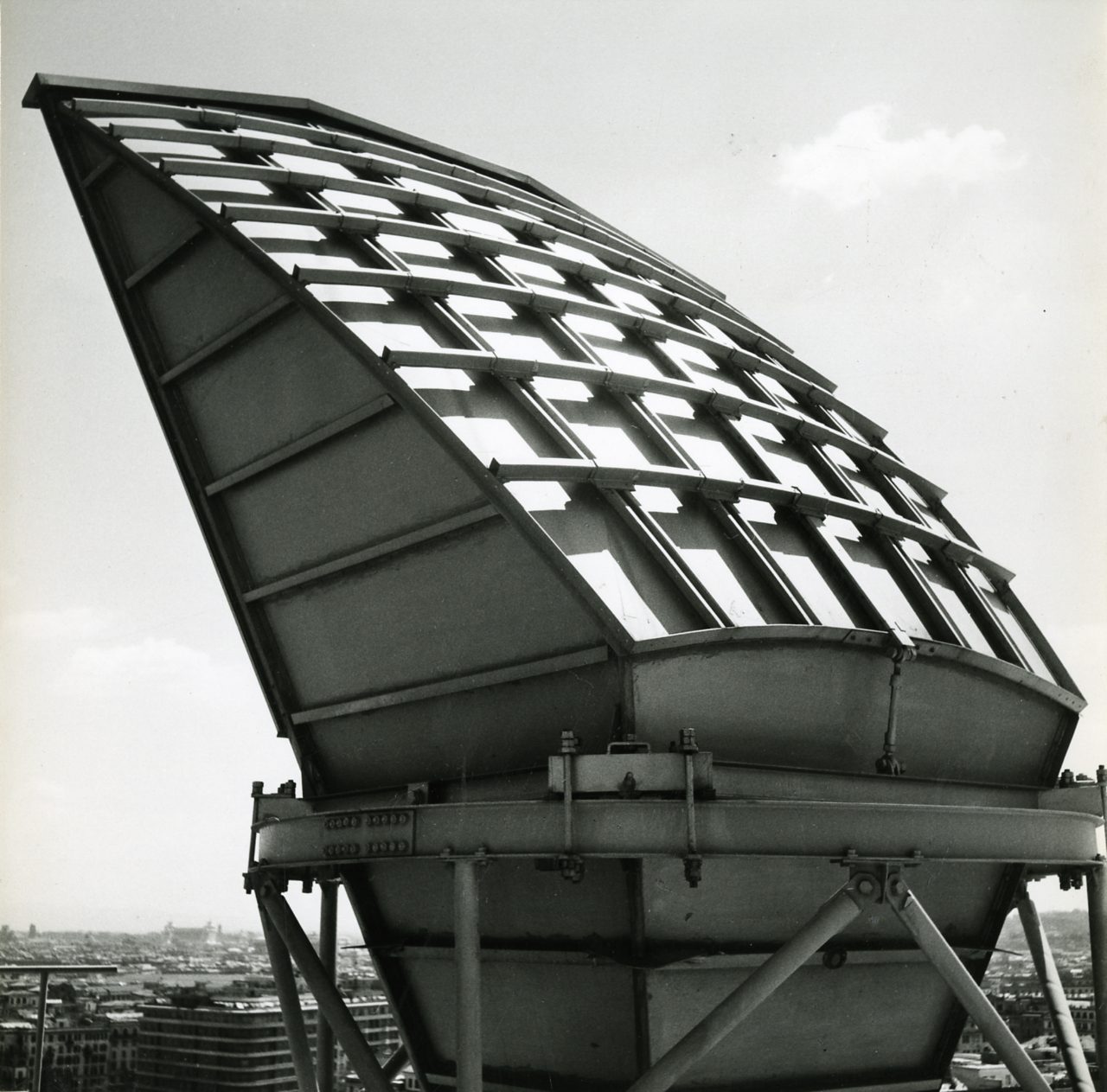 Scorcio di Roma nel 1958, fotografia di Paolo Monti