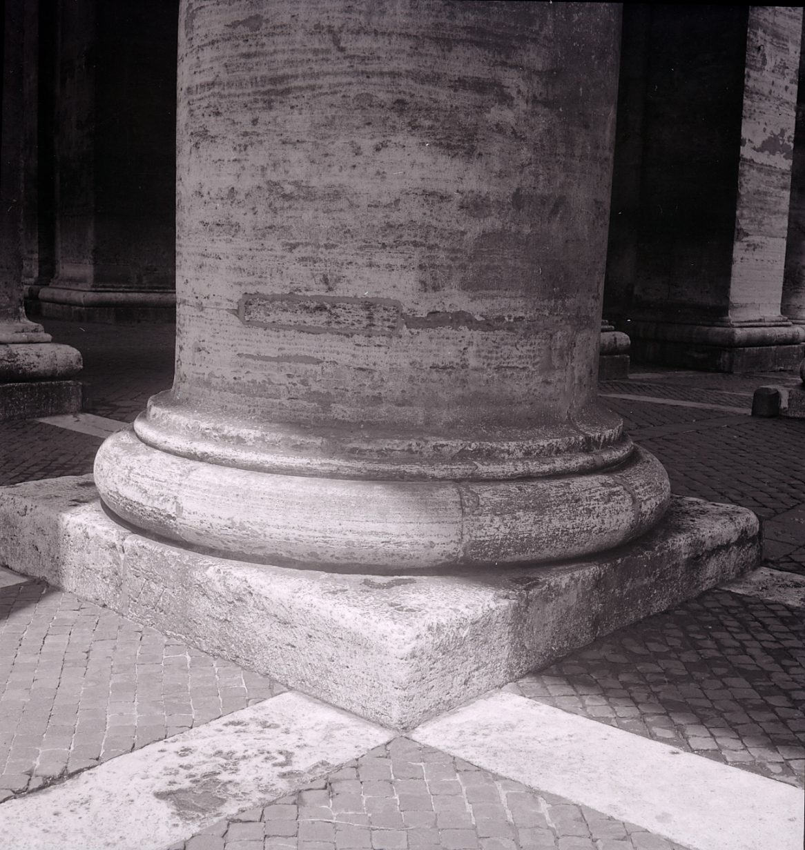 Scorcio di Roma nel 1963, fotografia di Paolo Monti