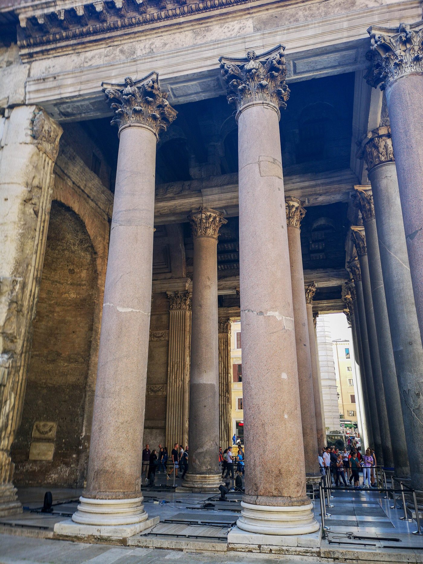Il Pantheon a Roma nel 2018